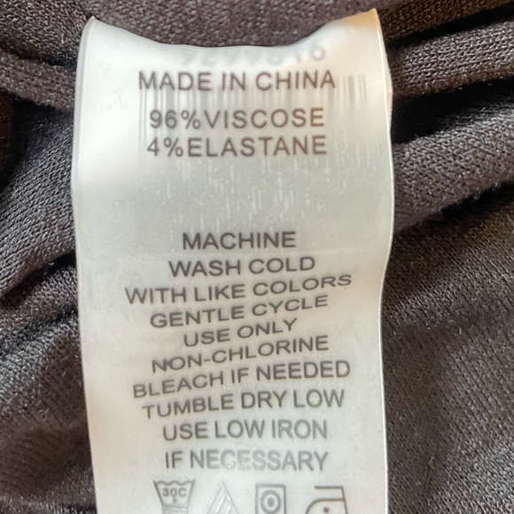 VINCE CAMUTO Plus Size Black Ruched Dress Short Sleeve NWOT - Size 2X - Picture 8 of 12